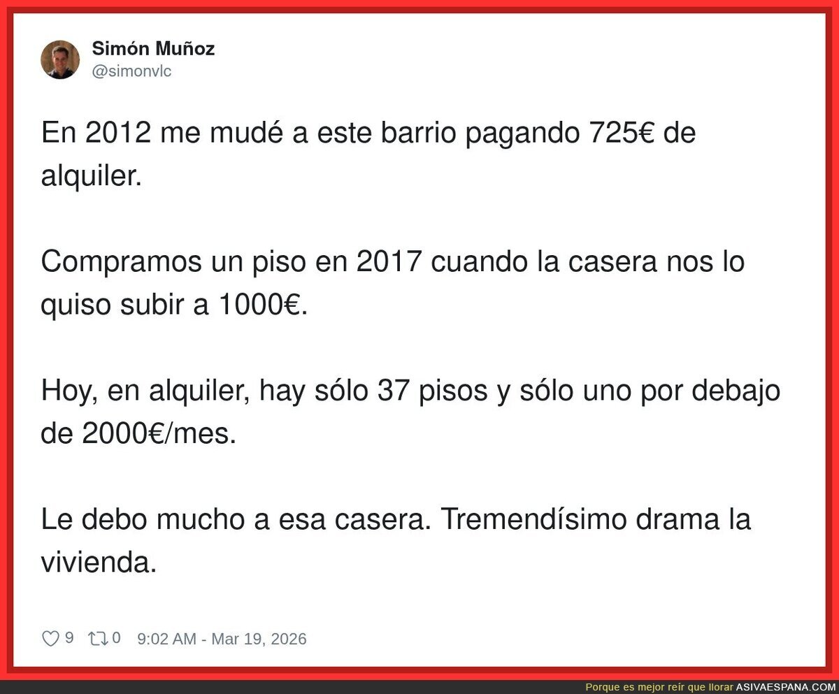 Mi casera me subi&oacute; el alquiler y sin querer me hizo millonario: el &uacute;nico gesto solidario del mercado