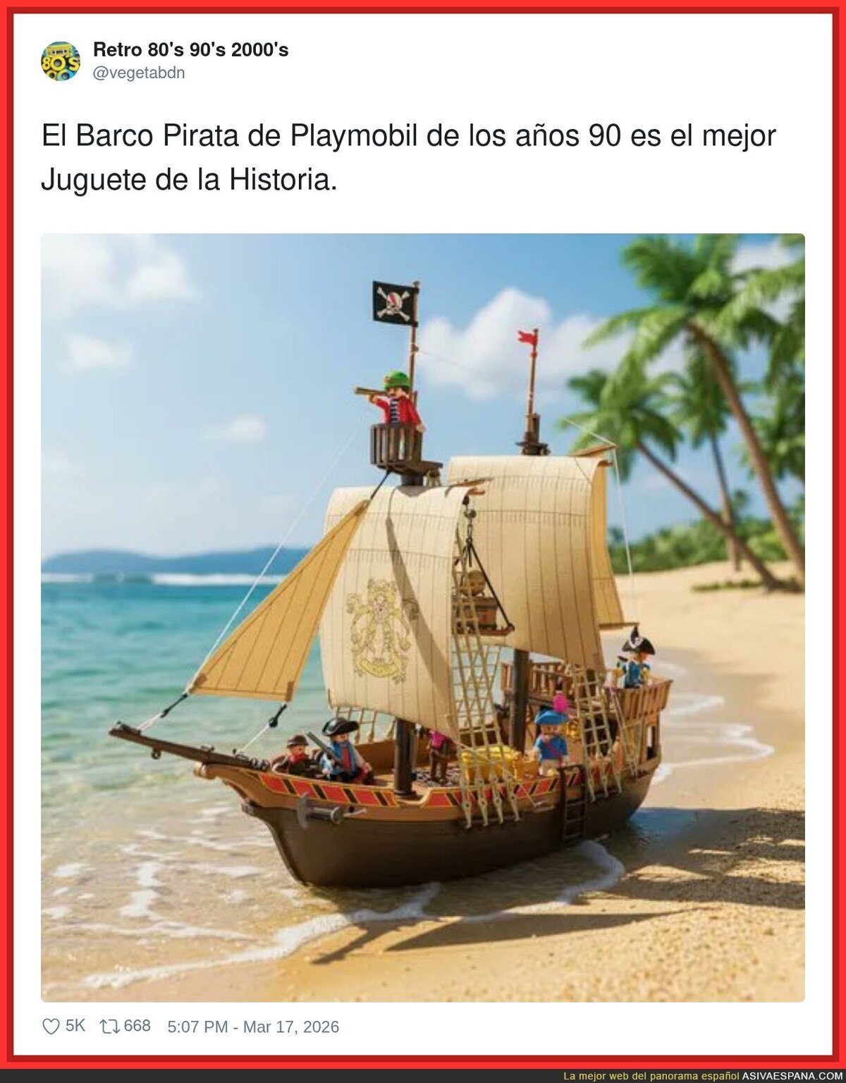 REMEMBER: Mi barco pirata de Playmobil ten&iacute;a m&aacute;s ingenier&iacute;a que algunos m&aacute;steres