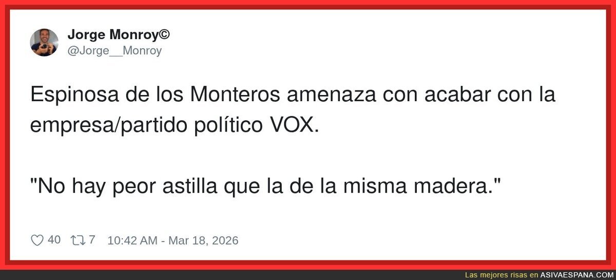 Cuando el mayor peligro de VOX no es la izquierda&hellip; es el ticket de devoluci&oacute;n