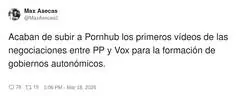 PP y Vox negociando: &ldquo;no es pacto, es una colaboraci&oacute;n puntual&rdquo;