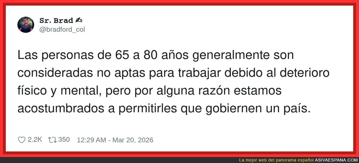 Para currar te piden 3 a&ntilde;os de experiencia, pero para gobernar vale con saber d&oacute;nde est&aacute; el ba&ntilde;o