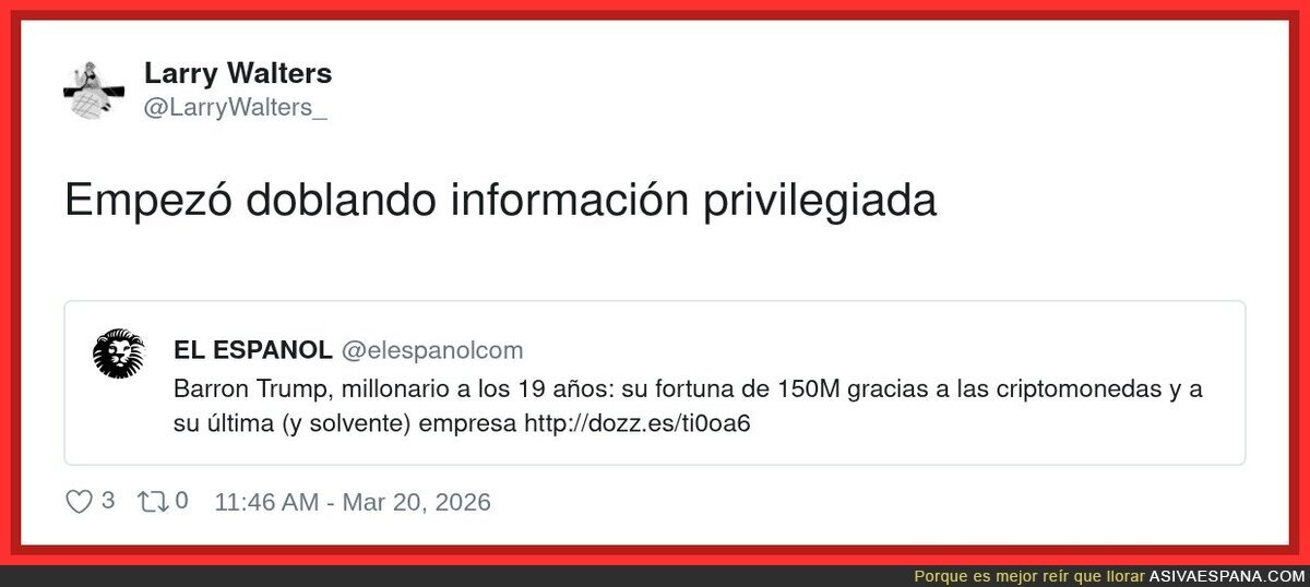 Con 19 a&ntilde;os y 150M&hellip; y yo celebrando que me ha llegado el Bizum de 5&euro;