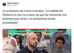 Pobrecito, con solo nueve pisos ya casi le toca vivir en uno