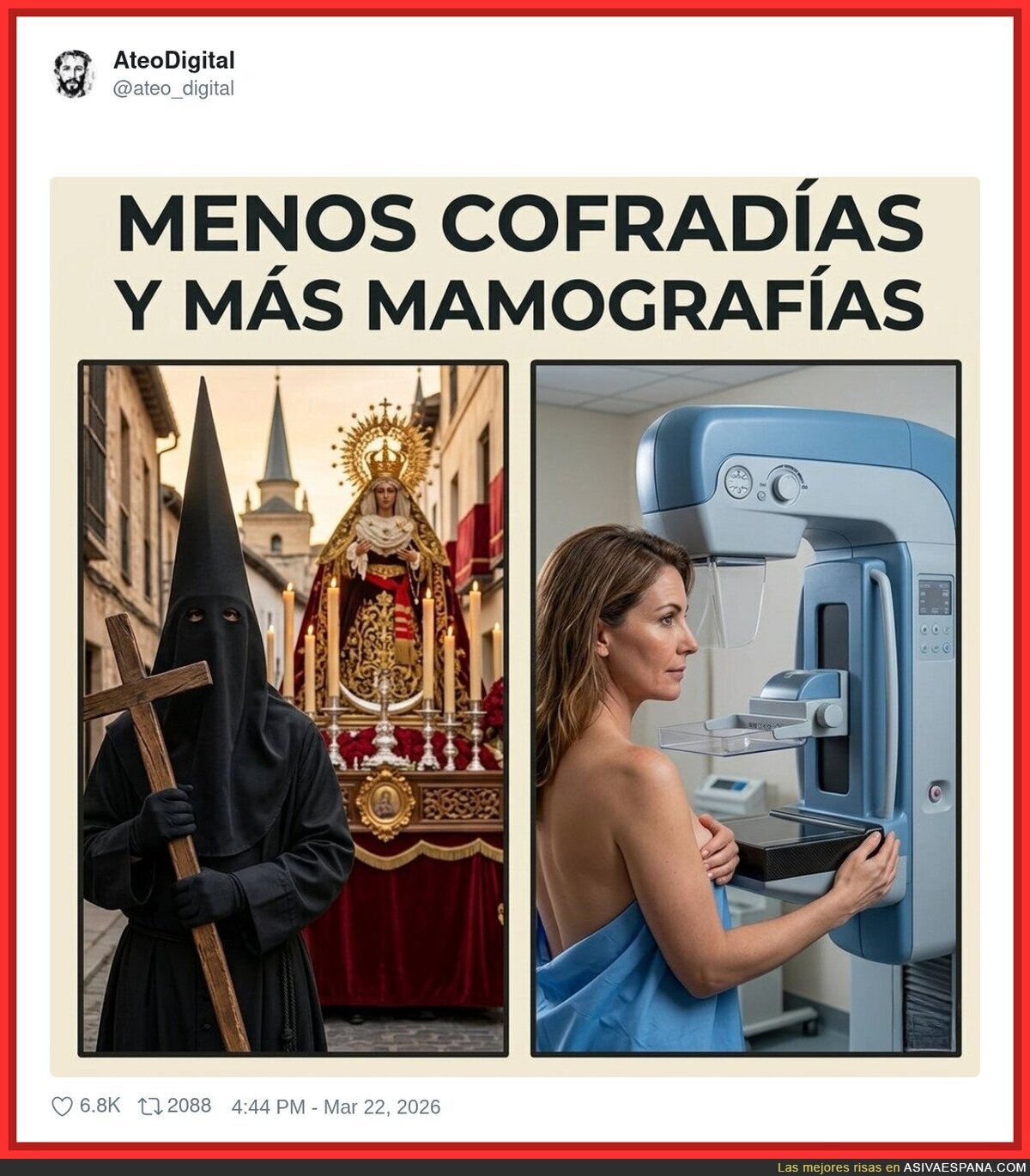 Menos incienso y m&aacute;s prevenci&oacute;n, que el milagro no lo cubre la Seguridad Social