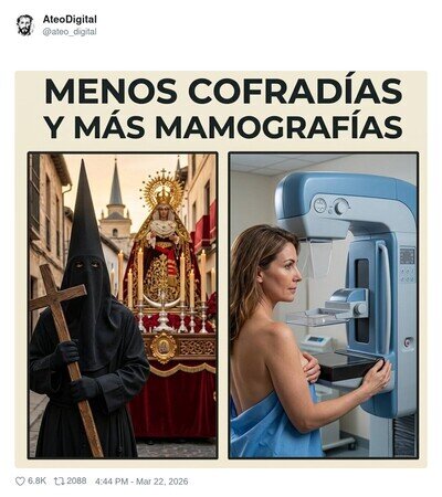 Menos incienso y más prevención, que el milagro no lo cubre la Seguridad Social