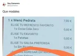 Pide el men&uacute; y de extra a&ntilde;ade un delito penal, qu&eacute; mono