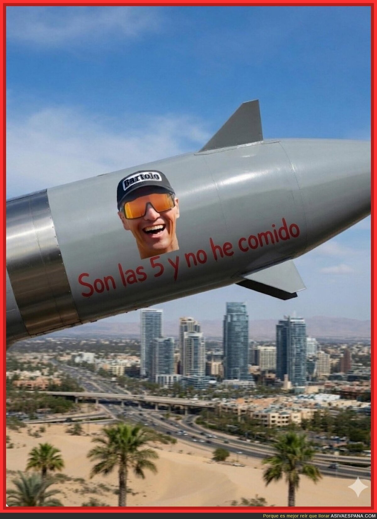 Los misiles con mensajes dedicados a S&aacute;nchez