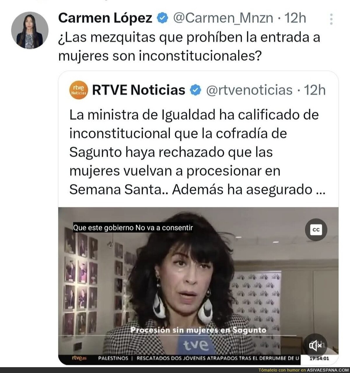 &iquest;Har&aacute;n lo mismo? &iquest;O es que en el Islam son sus costumbres?