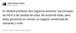 Madrid: o te pones u&ntilde;as nuevas o te pones una carcasa nueva, pero arruinado sales igual
