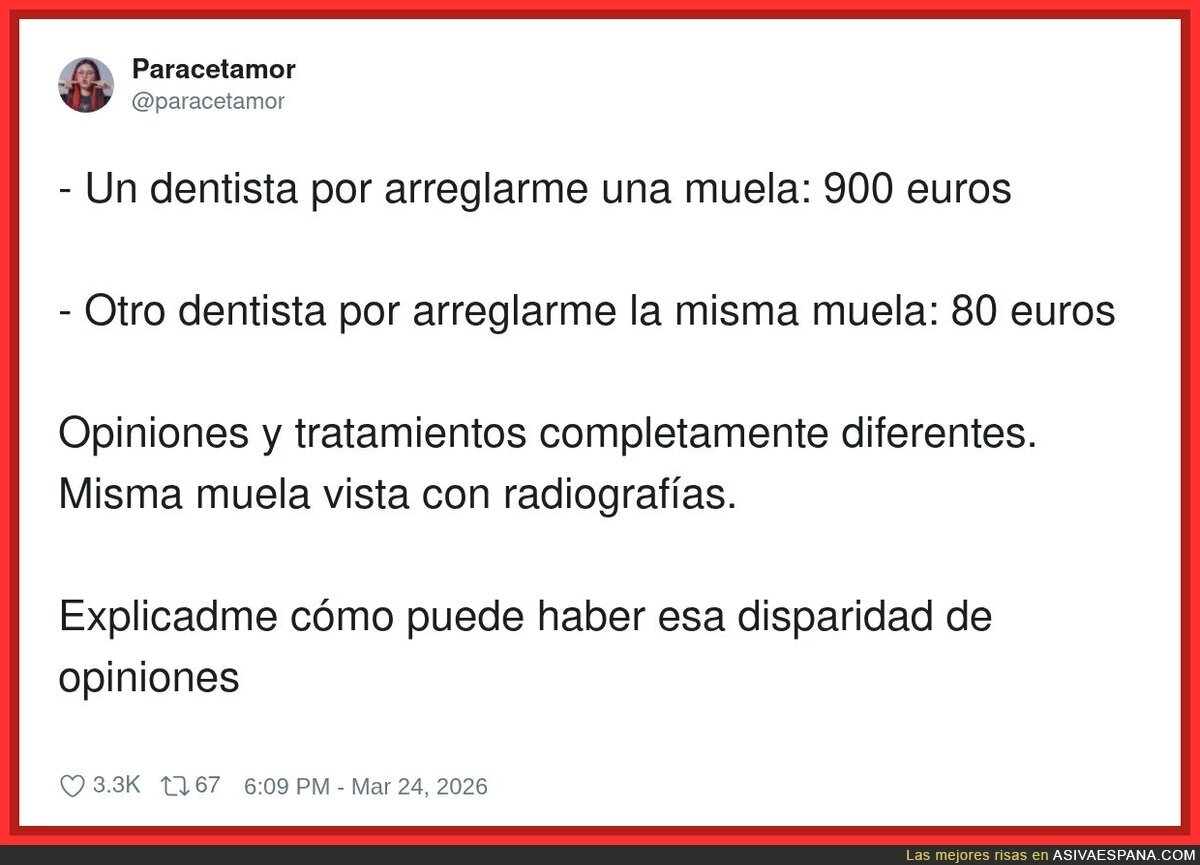 Uno es dentista, el otro un chorizo