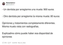 Uno es dentista, el otro un chorizo