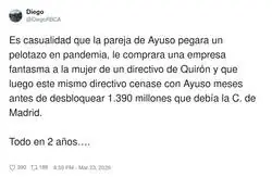 Le ha salido bien tener que dormir con Ayuso