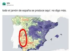 El jam&oacute;n, el mayor repelente de los amegos