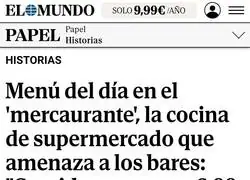 Los bares pele&aacute;ndose por sobrevivir y Mercadona sacando el combo &ldquo;te doy de comer y te quito las ganas de cocinar&rdquo; por 6,99&euro;