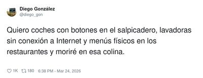 Yo no soy boomer, es que quiero que las cosas funcionen sin actualizarse cada martes