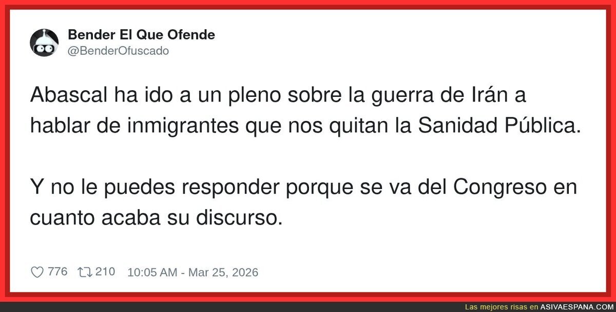El t&iacute;pico: suelta la barbaridad, pilla el abrigo y si te he visto no me acuerdo