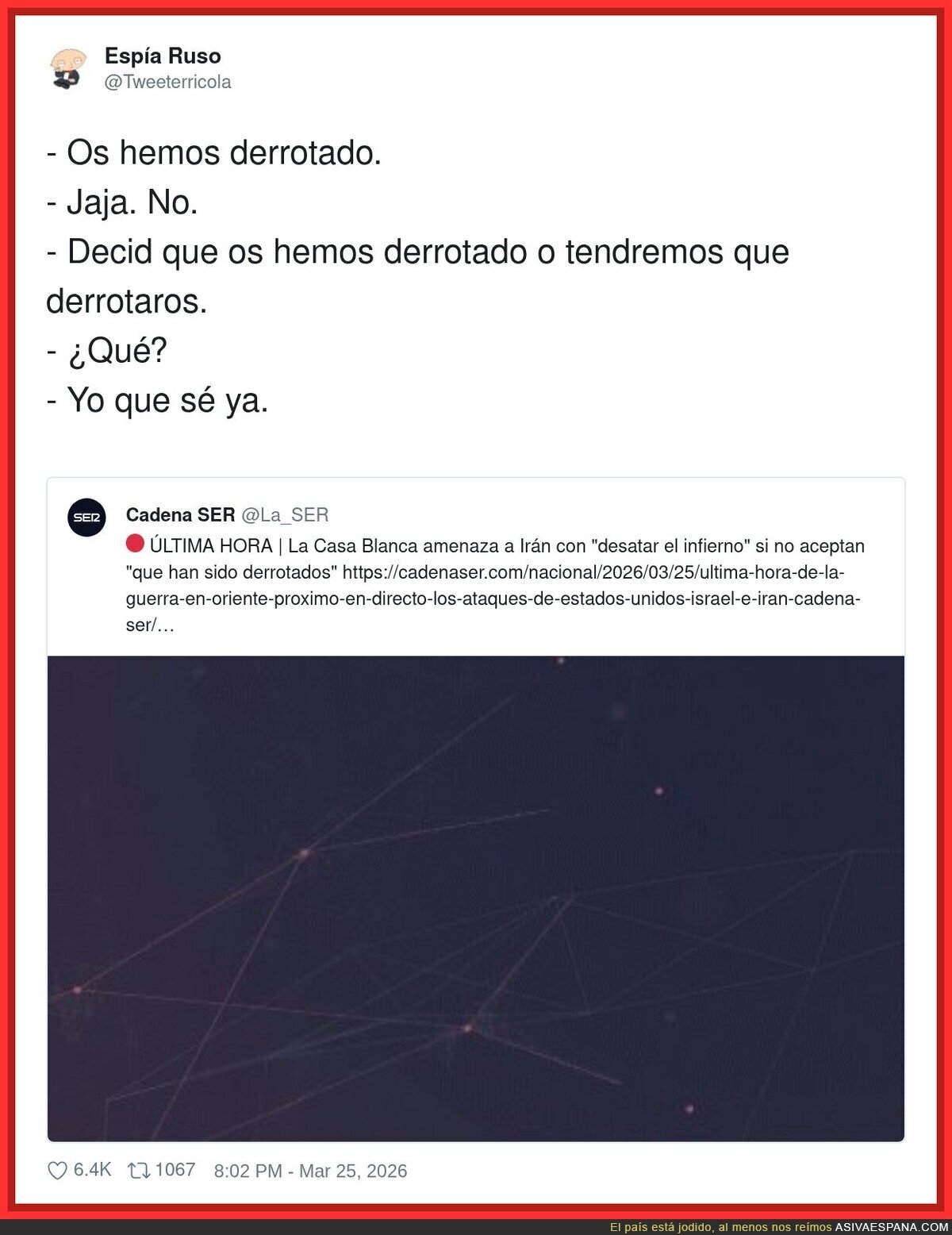 La diplomacia en 2026: &ldquo;di que has perdido o te hago perder, t&uacute; ver&aacute;s&rdquo;