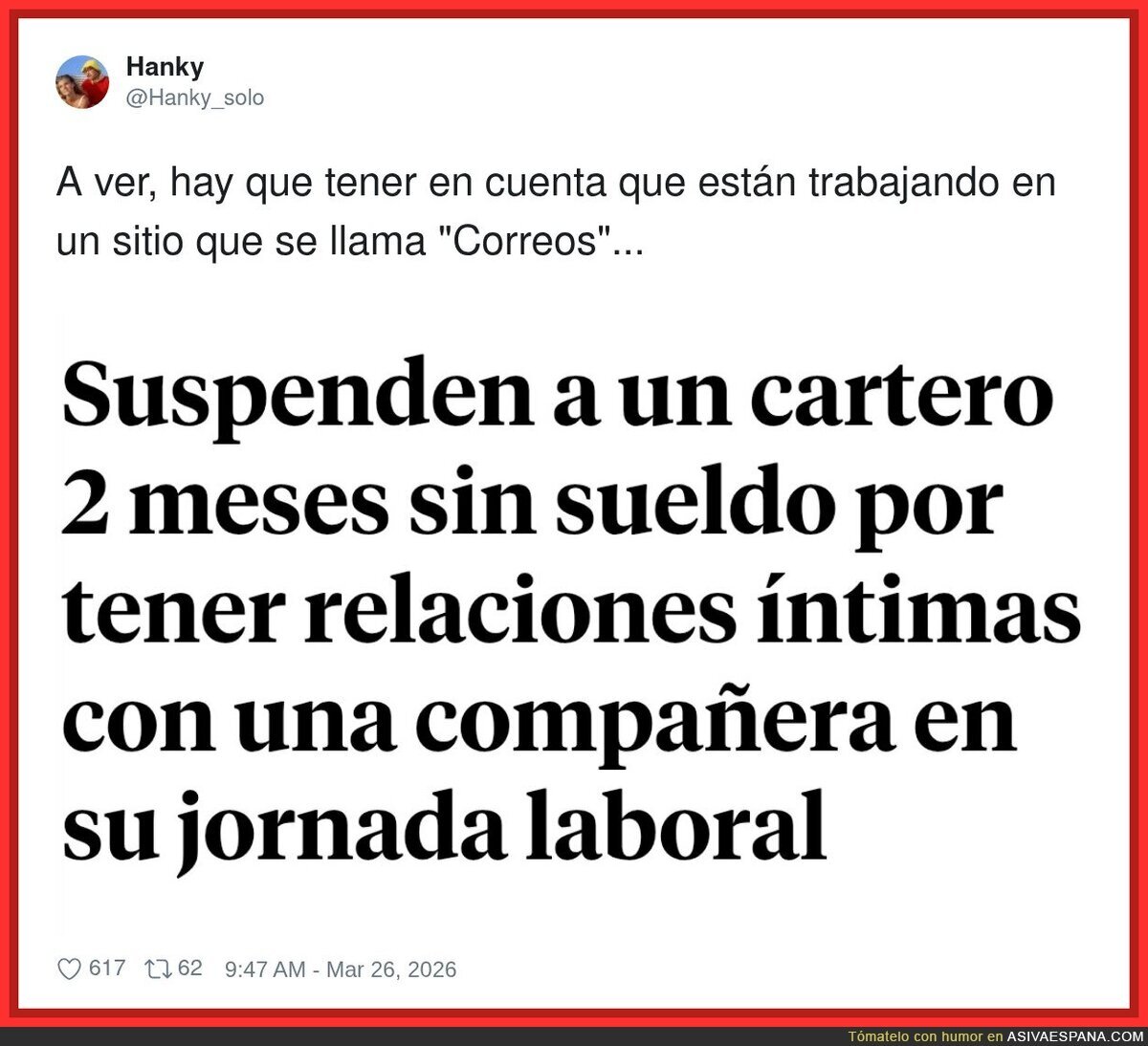 En Correos lo &uacute;nico que llega a tiempo es el calent&oacute;n