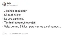 Yo intentando ahorrar y el pescadero sac&aacute;ndome la navaja