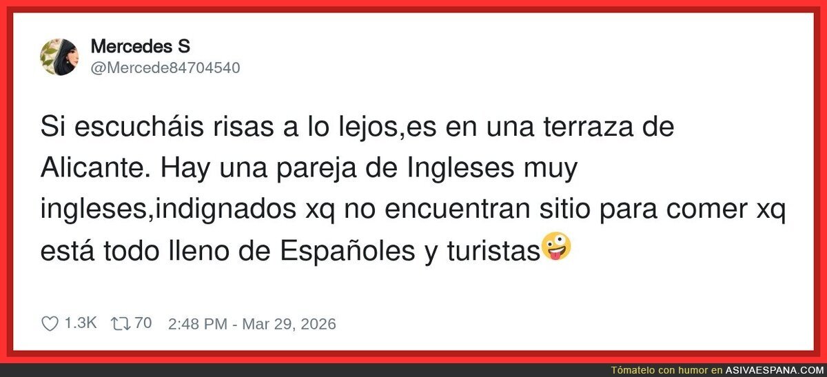 Ingleses en Alicante descubriendo que Alicante no es un resort privado para ingleses