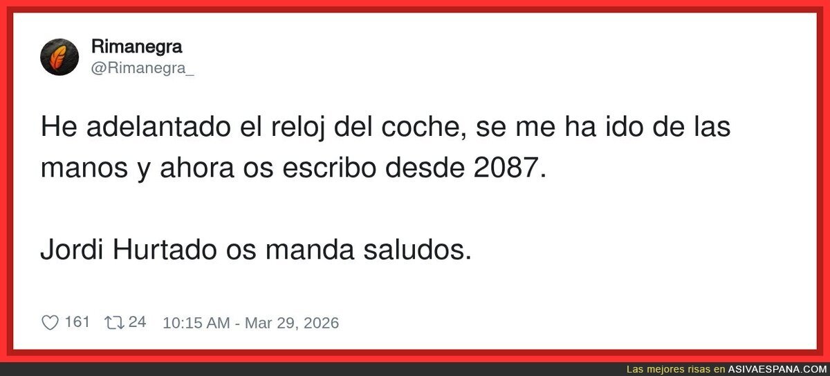 Toco un ajuste del coche y acabo viviendo en el futuro