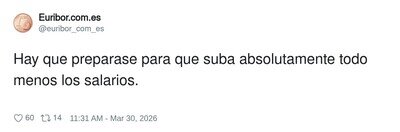 En 2026 sube todo: la luz, el pan y mi ansiedad