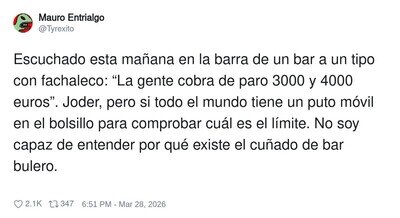 Hoy en d&iacute;a es muy f&aacute;cil contradecir a los cu&ntilde;ados de bar