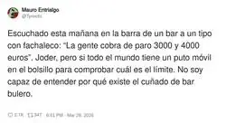 Hoy en d&iacute;a es muy f&aacute;cil contradecir a los cu&ntilde;ados de bar