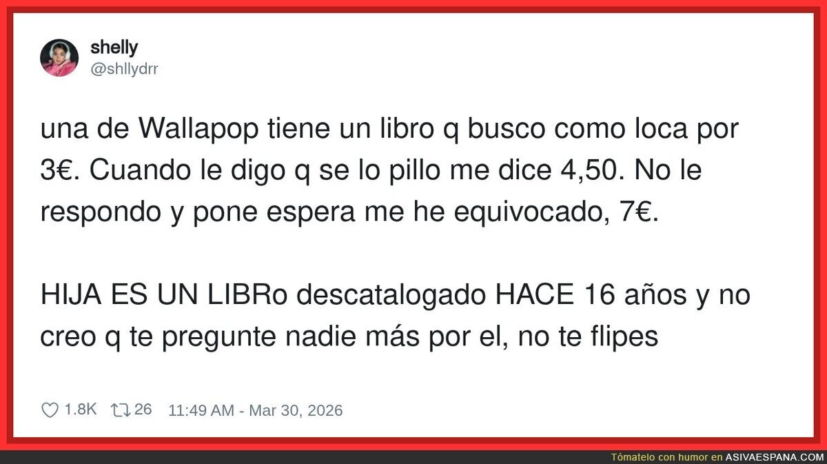 Wallapop es una cosa...