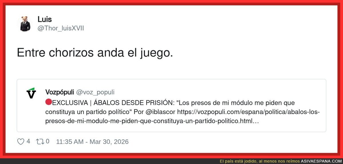 Si tus votantes llevan mono, igual el problema no era la campa&ntilde;a