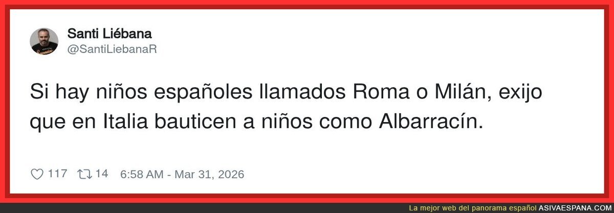 A ver si en Italia nace un Benidorm y ya cerramos el intercambio cultural