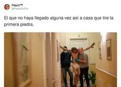 Yo entrando en casa a las 7: no me juzgu&eacute;is, he sido productivo en otro huso horario