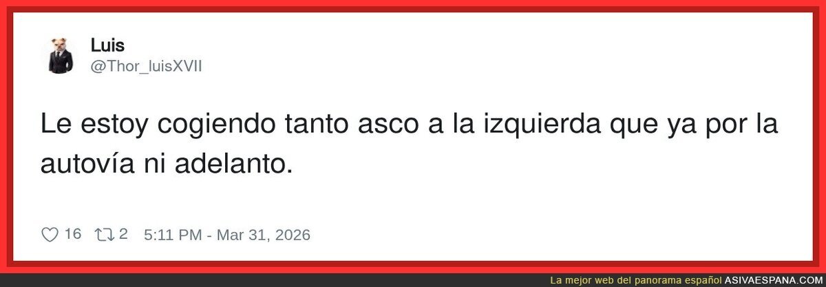 Los fachas no adelantan ya