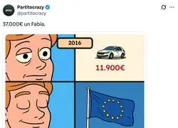 37.000&euro; un Fabia, manda huevos