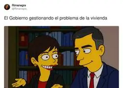 El Gobierno gestionando el problema de la vivienda