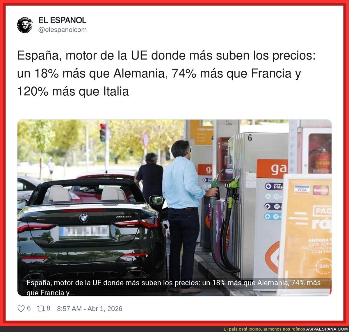 Somos el motor de Europa&hellip; pero para mal