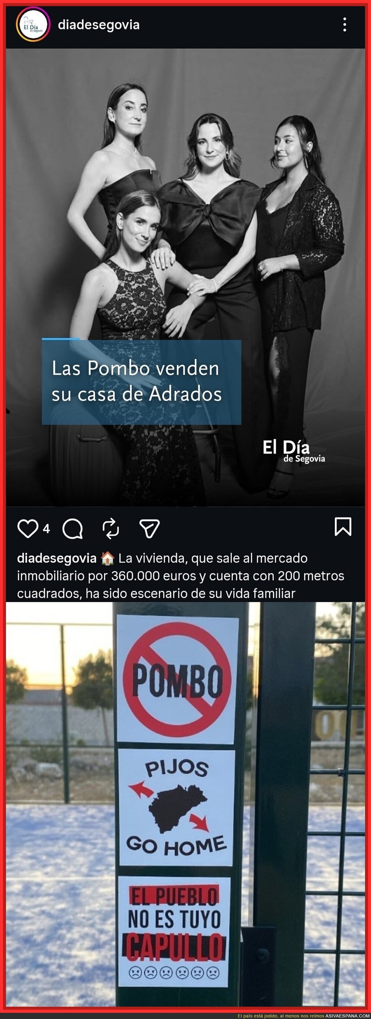 El pueblo est&aacute; harto los pijos