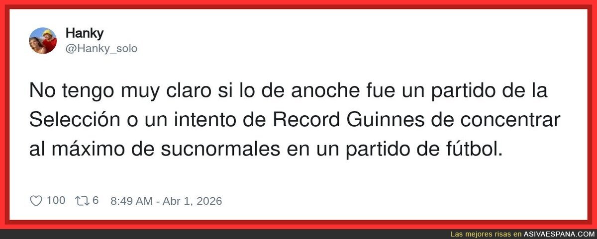 Lo de anoche no fue f&uacute;tbol: fue un casting de "persona que no ha tocado un bal&oacute;n en su vida"