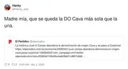 La DO Cava ahora es ese grupo de WhatsApp donde ya solo queda el admin y un bot de stickers