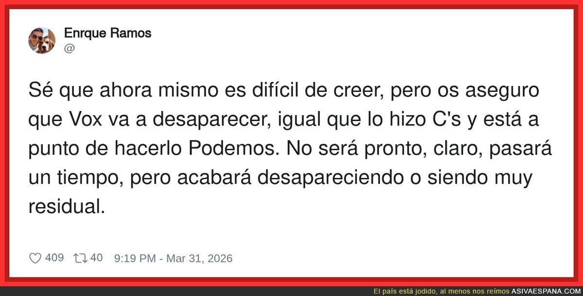 En cambio, PSOE y PP siempre los tendr&aacute;s ah&iacute;