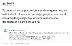 Pagas 4&euro; por el caf&eacute; y encima te quieren hacer RRHH del camarero