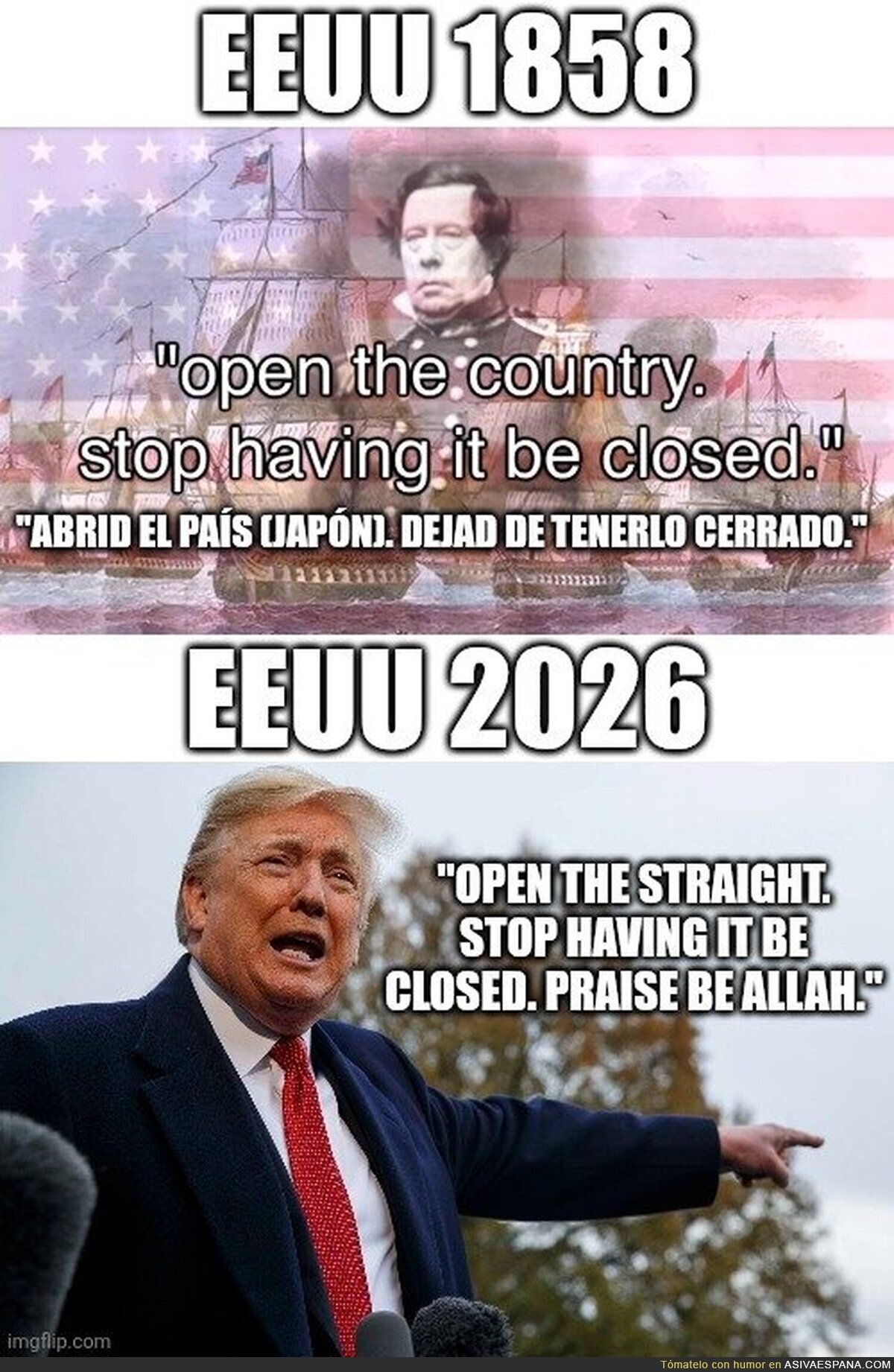 Sobre el mensaje de Pascua de Trump