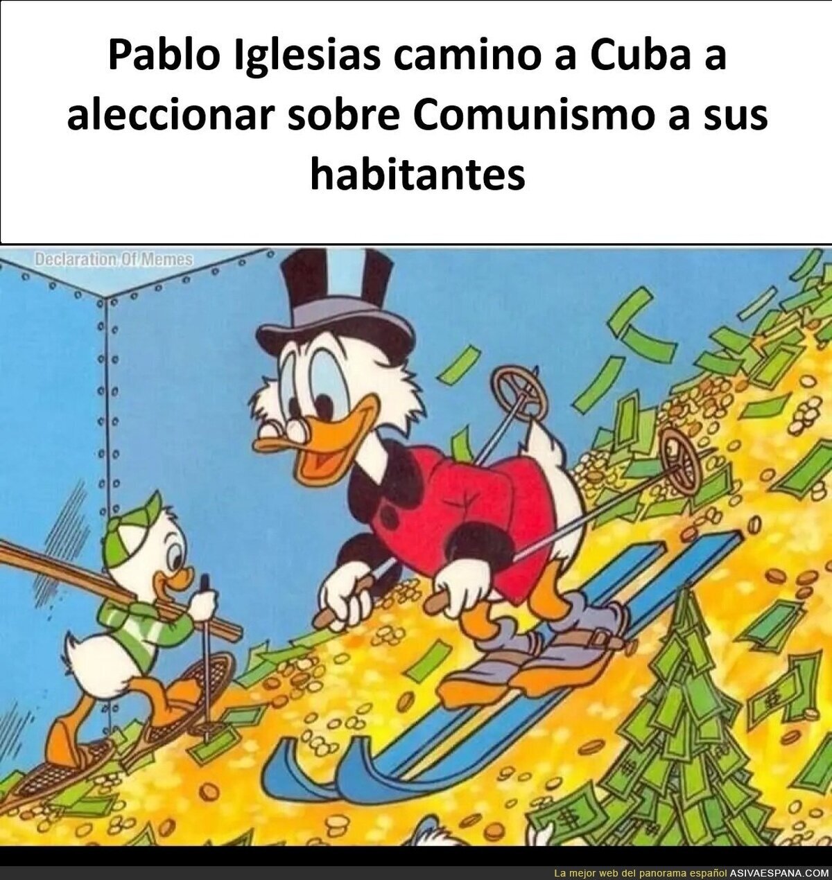 Pablo Iglesias dando lecciones