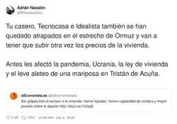 El alquiler sube porque hoy Mercurio est&aacute; retr&oacute;grado, lo pone en el contrato
