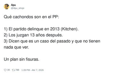 La estrategia del PP: delinquir, esperar a que caduque&hellip; y luego hacerse los sorprendidos