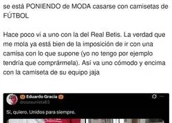 La novia de blanco y el novio de titular indiscutible