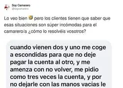 La cuenta la paga &eacute;l&hellip; yo solo cobro en chantaje emocional