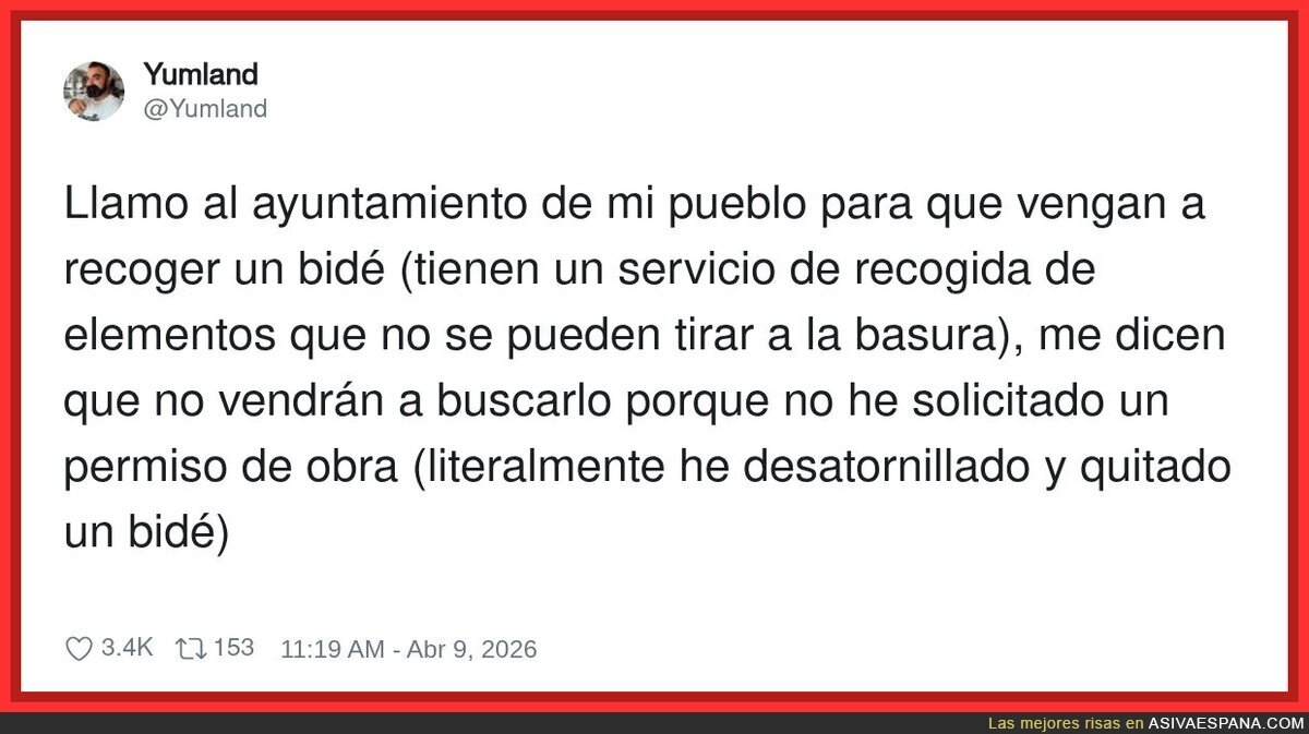 Espa&ntilde;a: donde para quitar un bid&eacute; necesitas licencia de obra y dos testigos