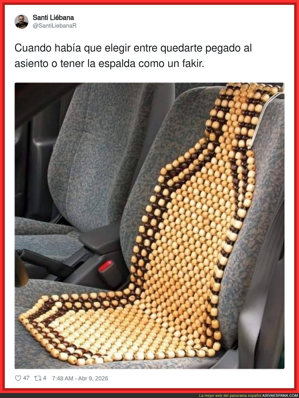 El primer &ldquo;asiento gamer&rdquo;: o te quedas pegado o sales con la espalda en modo gofre