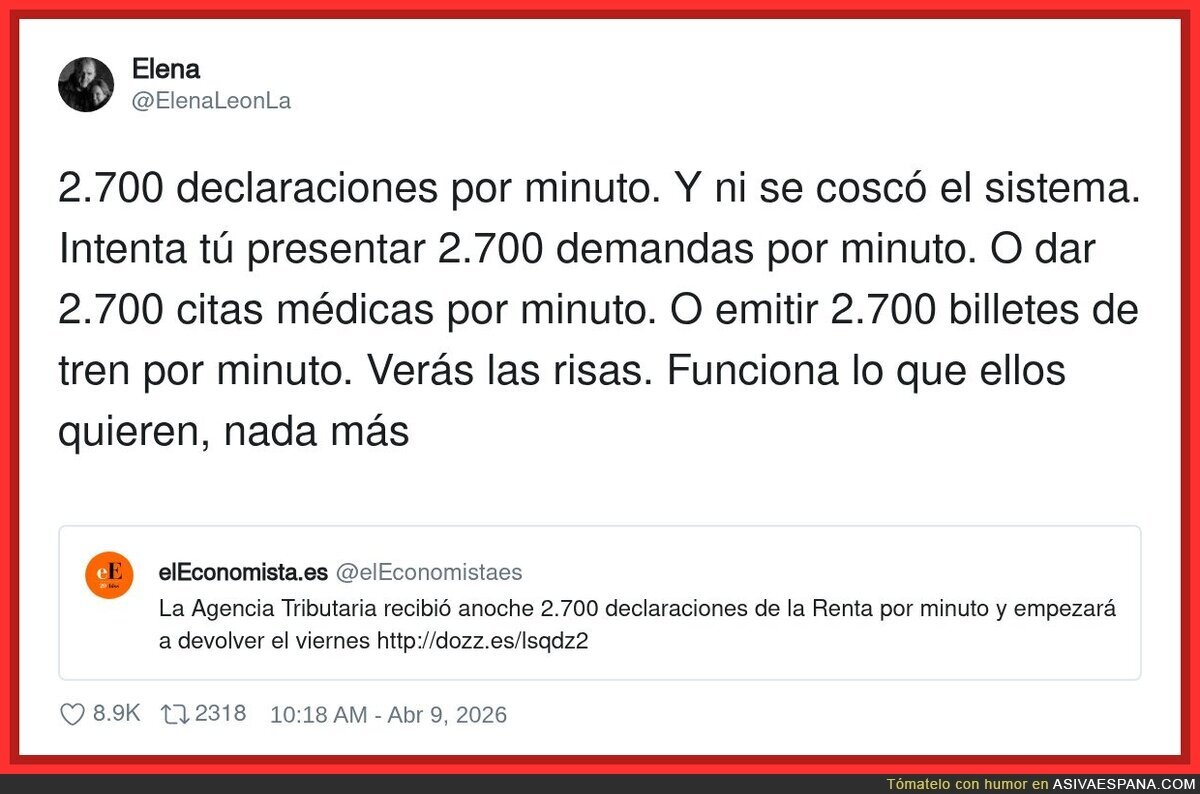 La Administraci&oacute;n: si es para cobrar, va en 5G; si es para ayudarte, va en fax